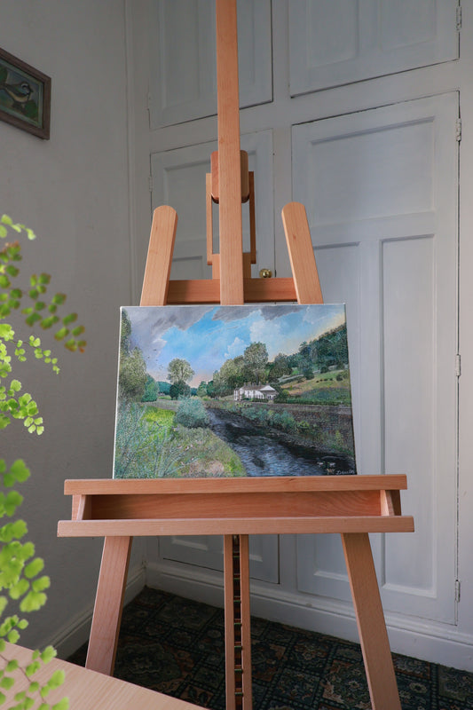 English Cottage Painting | Whalley, Lancashire, England