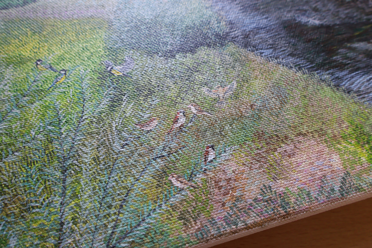 English Cottage Painting | Whalley, Lancashire, England