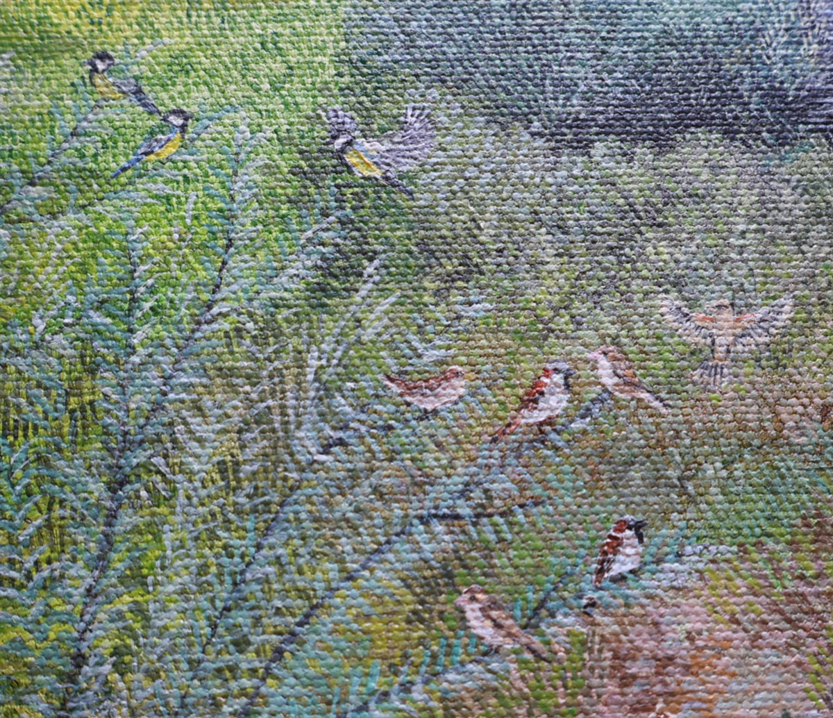 English Cottage Painting | Whalley, Lancashire, England