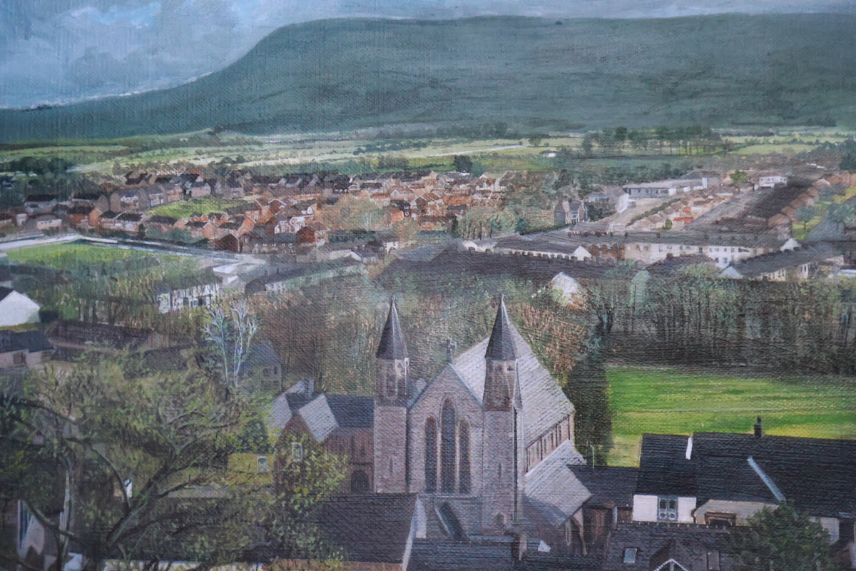 View From Clitheroe Castle | Original Painting