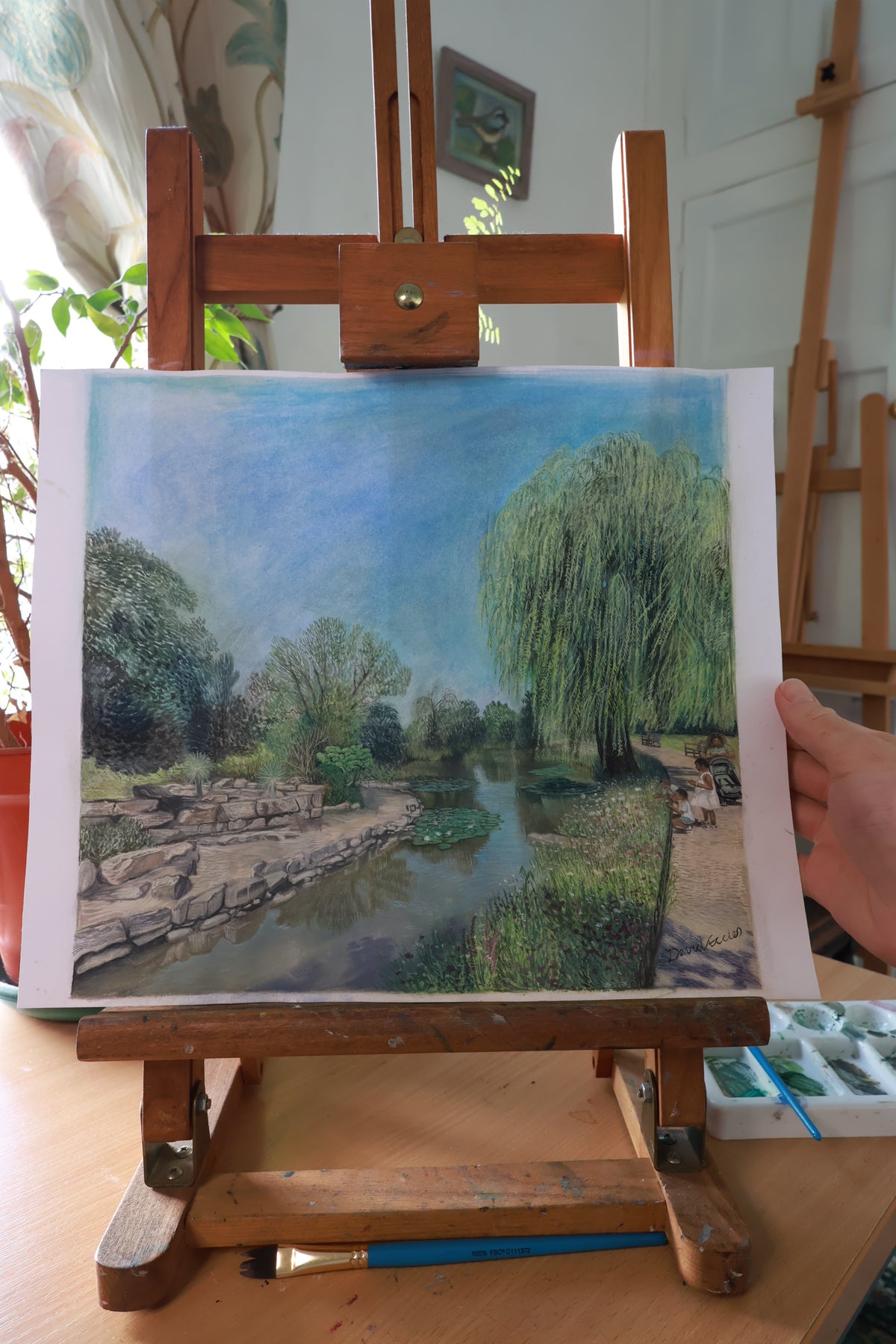Regents Park | Original Framed Watercolour Painting
