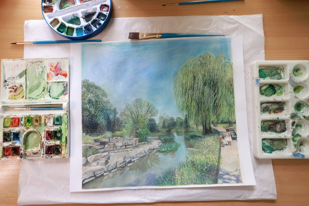 Regents Park | Original Framed Watercolour Painting